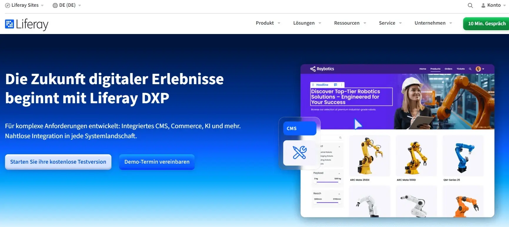 liferay dxp homepage