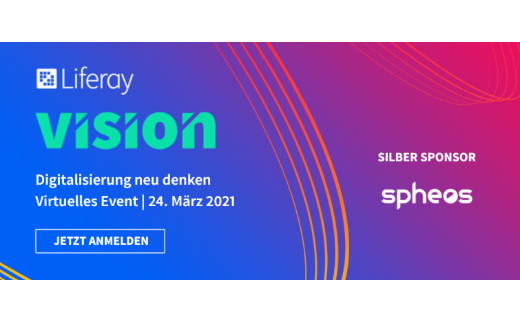 spheos ist Silber Sponsor der Liferay Vision 2021