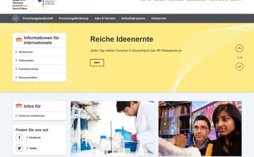spheos modernisiert die digitale Kommunikationsplattform des Forschungsstandorts Deutschland
