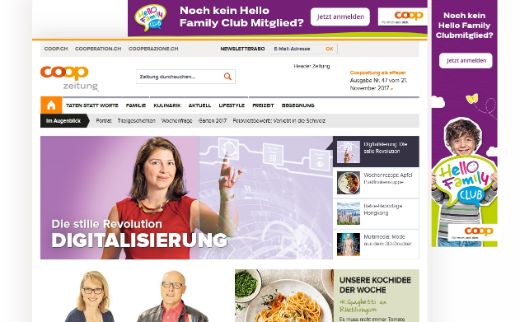 Coop engagiert spheos als Web-Dienstleister 